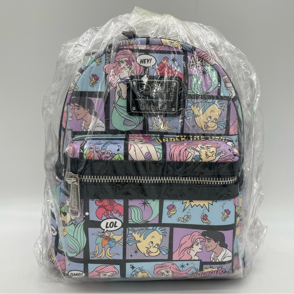 GROTTO TREASURES EXCLUSIVE - DISNEY THE LITTLE MERMAID COMIC AOP‎ MINI BACKPACK